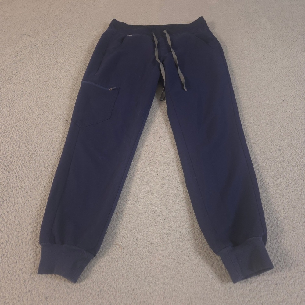 FIGS Scrub Pants Womens XS Petite Navy Zamora Jogger Technical Collection Cargo
